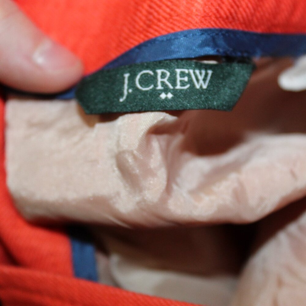 J Crew Factory Orange Skirt Size 2 - Picture 12 of 12